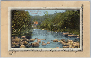 Blackmud Creek Edmonton Alberta 1911 Postcard 