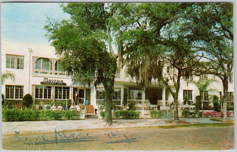Mayfair Apartments Hotel St Petersburg Florida Postcard 