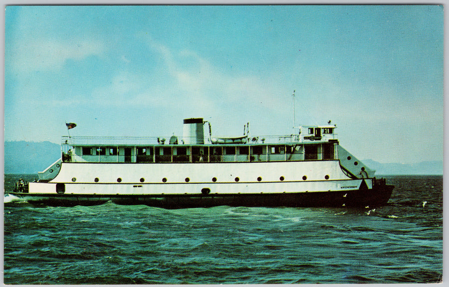 M.R. Chessman Ferry Astoria OR to Megler WA Boat Ship USA Postcard 