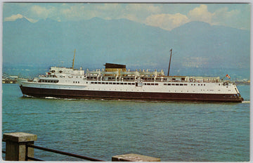 SS Princess of Vancouver CPR Ship Vancouver and Nanaimo Unused Vintage Postcard 
