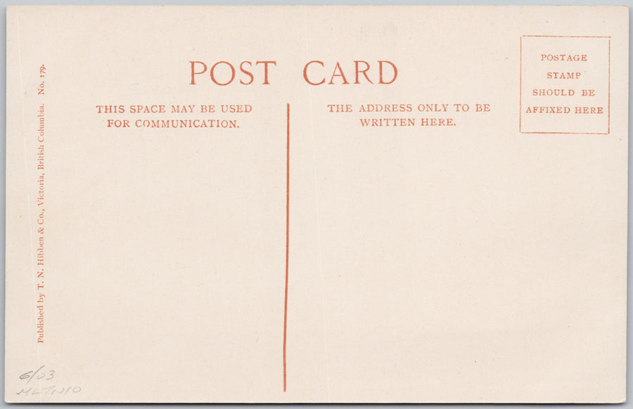 Victoria BC New CPR Empress Hotel Vancouver Island Hibben Postcard SP22