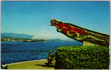 Dragon's Head Stanley Park Vancouver BC Postcard