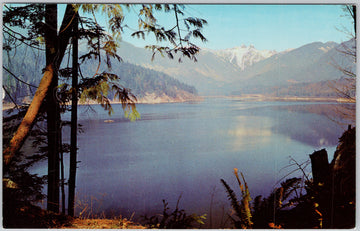 The Lions from Cleveland Dam Vancouver BC Postcard 