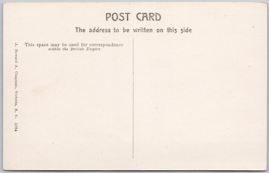 Bow River Banff Alberta Man Sitting Canoes J. Howard Chapman Postcard SP22