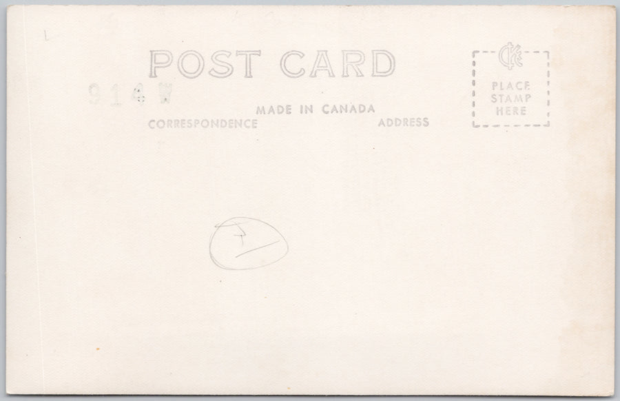 Kelowna BC Diver Diving Pool Aquatic Centre Rowing Club RPPC Postcard SP22