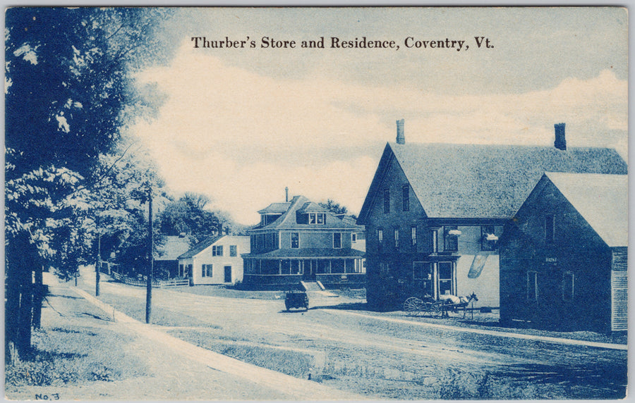 Thurbers Store and Residence Coventry Vermont 