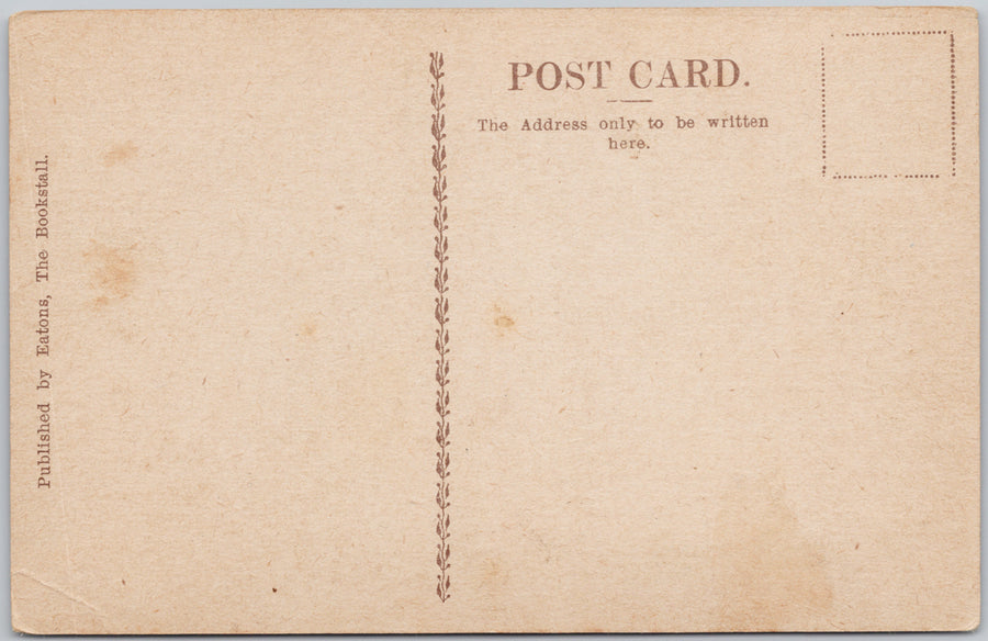 Whitley Camp WW1 Horses Wagon Teas Sign Canadian Military Unused Bookstall Postcard SP22