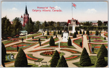 Calgary Alberta Memorial Park Unused Coast Publishing Postcard 