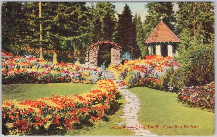 Banff Alberta Government Park Unused Coast Publishing Postcard