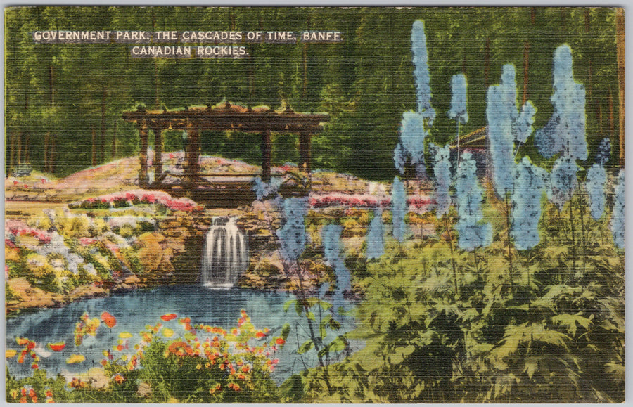Banff Alberta Government Park Postcard 