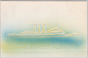 CPR Steamer Princess Victoria Ship  Postcard