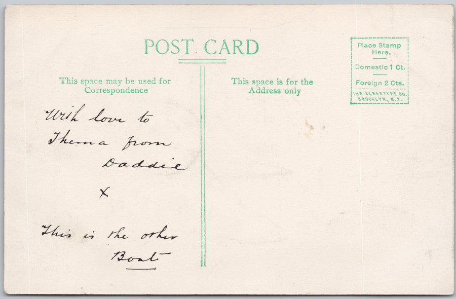 Steamer 'Kokanee' Kootenay Lake BC Canada Postcard SP22