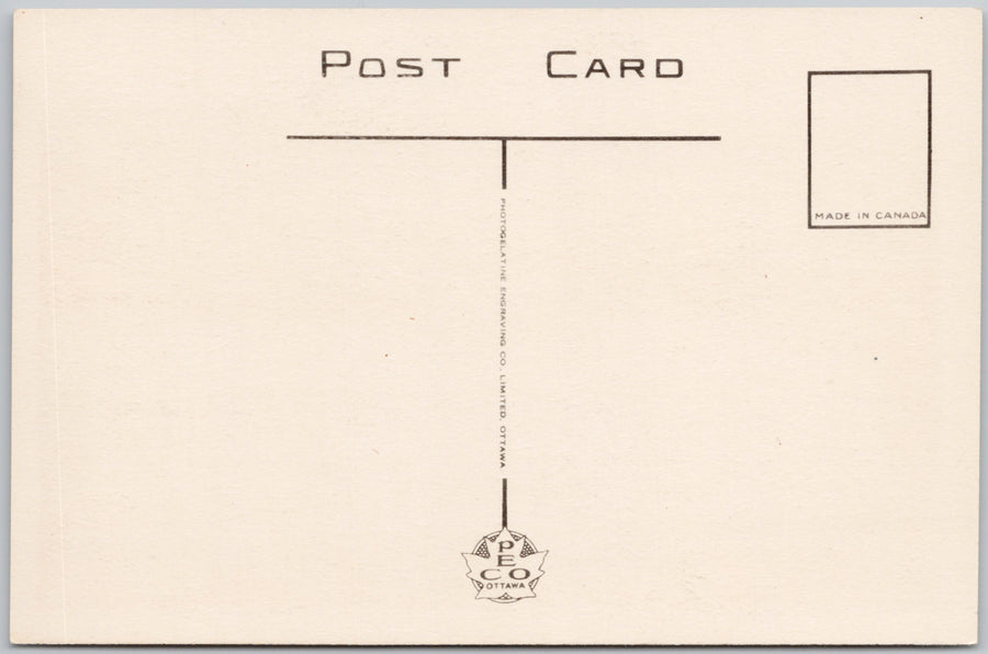 CNR Station Winnipeg MAnitoba MB PECO Postcard