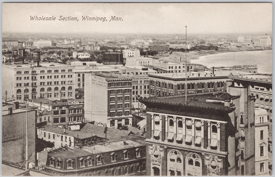 Winnipeg Manitoba Wholesale Section MB Unused Postcard