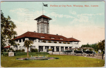 Pavilion City Park Winnipeg Manitoba MB Postcard 