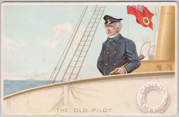 The Old Pilot Wilfrid Laurier Canada The New Nation Seaforth ONT Cancel Postcard 