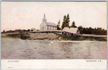 Auld Kirk Baddeck NS Cape Breton Nova Scotia Postcard
