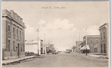 Taber Alberta Hough Street Bloom Bros Postcard 