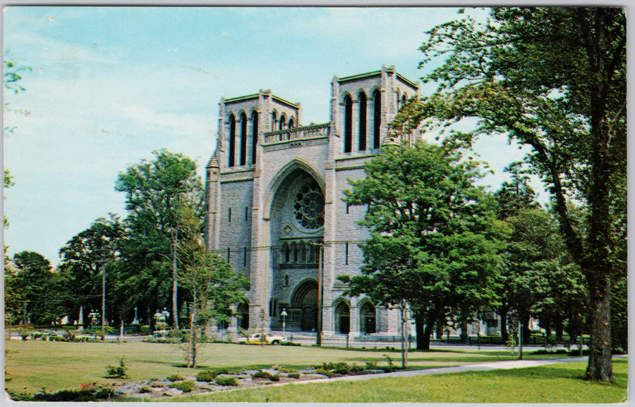 Christ Church Cathedral Victoria British Columbia 1967 Postcard