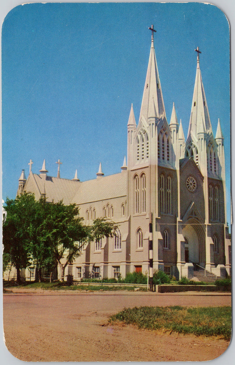 St Patrick’s Church Medicine Hat Alberta  Postcard 
