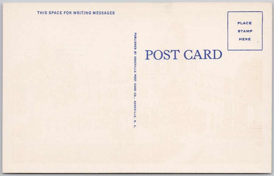 Huffry Hotel Hickory NC Unused Linen Postcard SP22