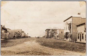 Vulcan Alberta Main Street Postcard