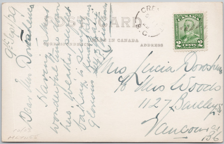 Crescent Beach BC Pool Diving Board Surrey Canada 1929 Stride Postcard SP22