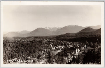 Kimberley BC Birdseye View Unused RPPC Postcard 