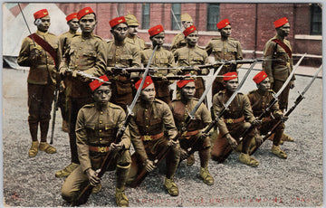 Troops of the British Empire Dyaks Postcard 