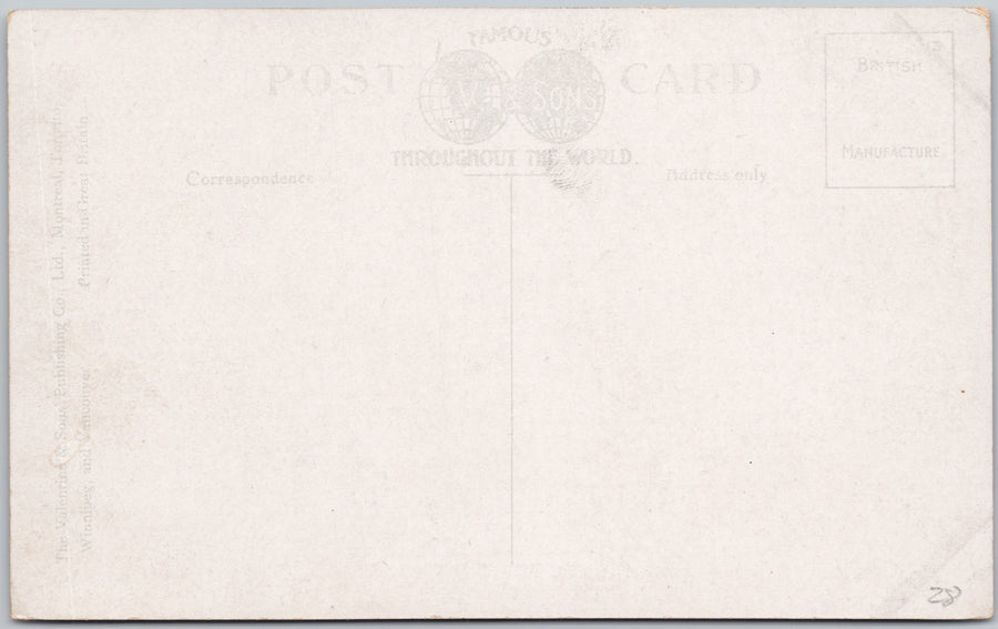 Lethbridge Alberta Main Street and 3rd Ave Trolley Streetcar Union Bank of Canada Unused Postcard SP22