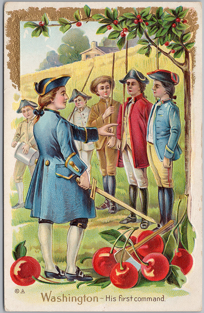 George Washington His First Command 1910 Postcard - Dee's Postcards ...