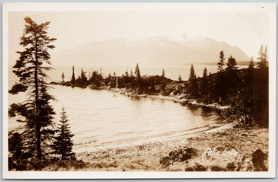 Atlin Lake BC British Columbia Unused Gowen Sutton RPPC Postcard 