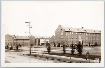 Barracks Fort Lewis WA Postcard 