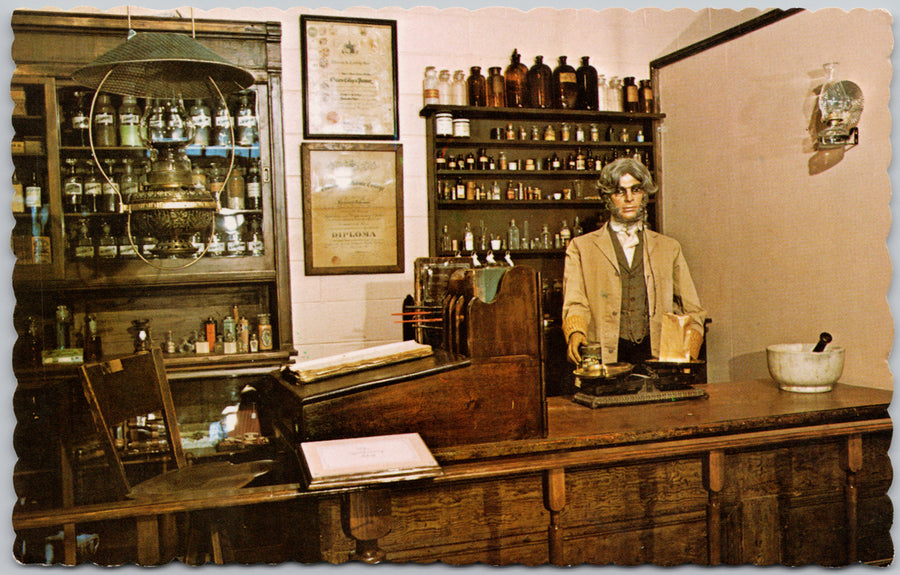 Barrie Ontario Apothecary Display Simcoe County Museum ON ONT Postcard 