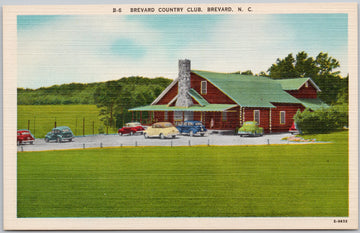 Brevard Country Club Brevard NC Postcard