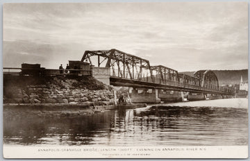 Annapolis Granville Bridge Nova Scotia  Postcard 