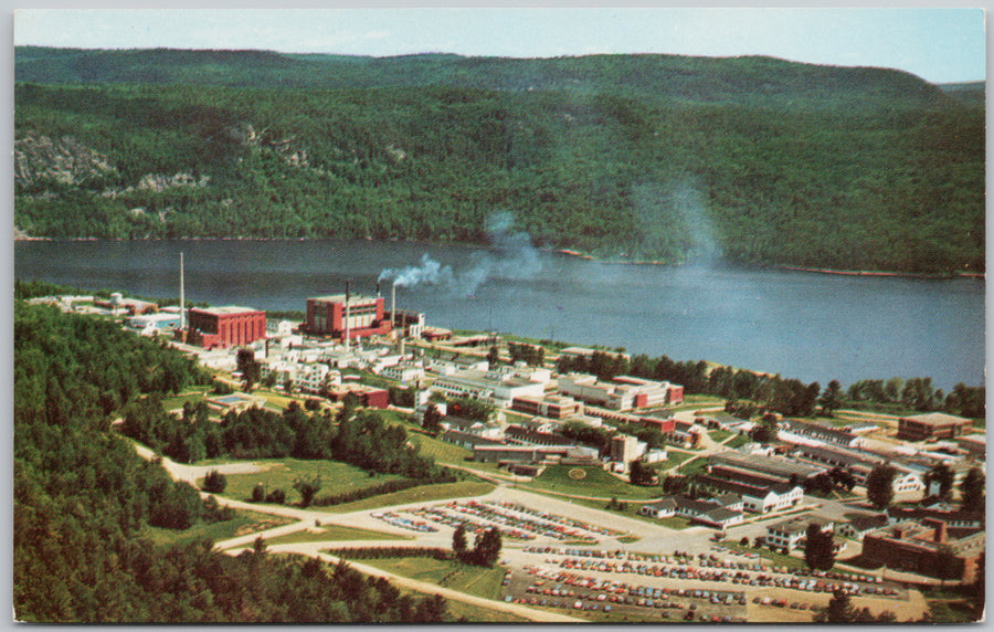 Chalk River Nuclear Laboratories of Atomic Energy Aerial View Deep River Ontario Postcard