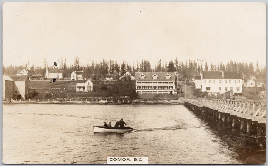 Comox British Columbia Vancouver Island Postcard 