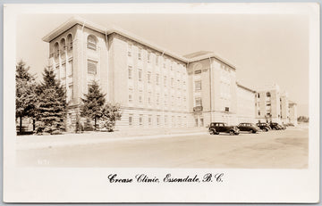 Crease Clinic Essondale BC Riverview Hospital Coquitlam Canada RPPC Postcard 