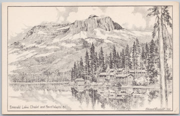 Emerald Lake British Columbia Postcard 