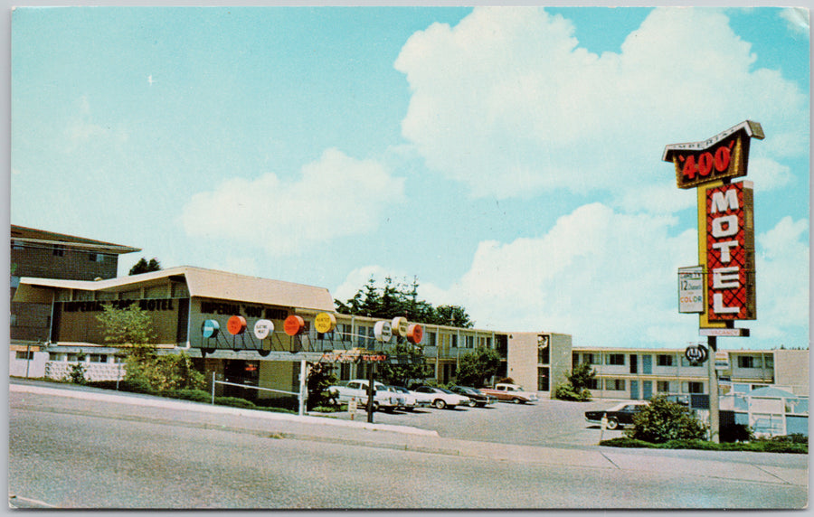 Everett Washington Imperial 400 Motels Postcard 