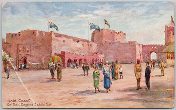 Gold Coast British Empire Exhibition Postcard
