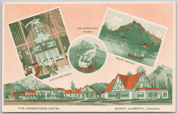 The Homestead Hotel Banff Postcard 