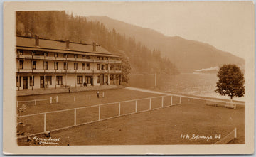 Hotel Harrison Hot Springs BC British Columbia BC Barrowclough RPPC Postcard 