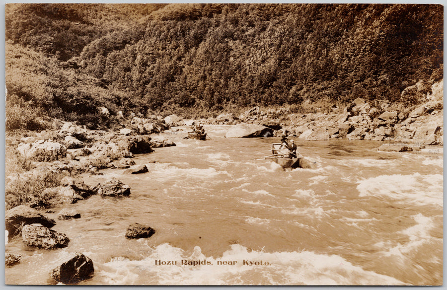 Hozu Rapids near Kyoto Japan Postcard 