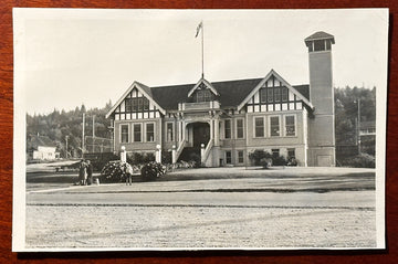 City Hall Port Moody BC British Columbia Gowen Sutton RPPC Postcard 