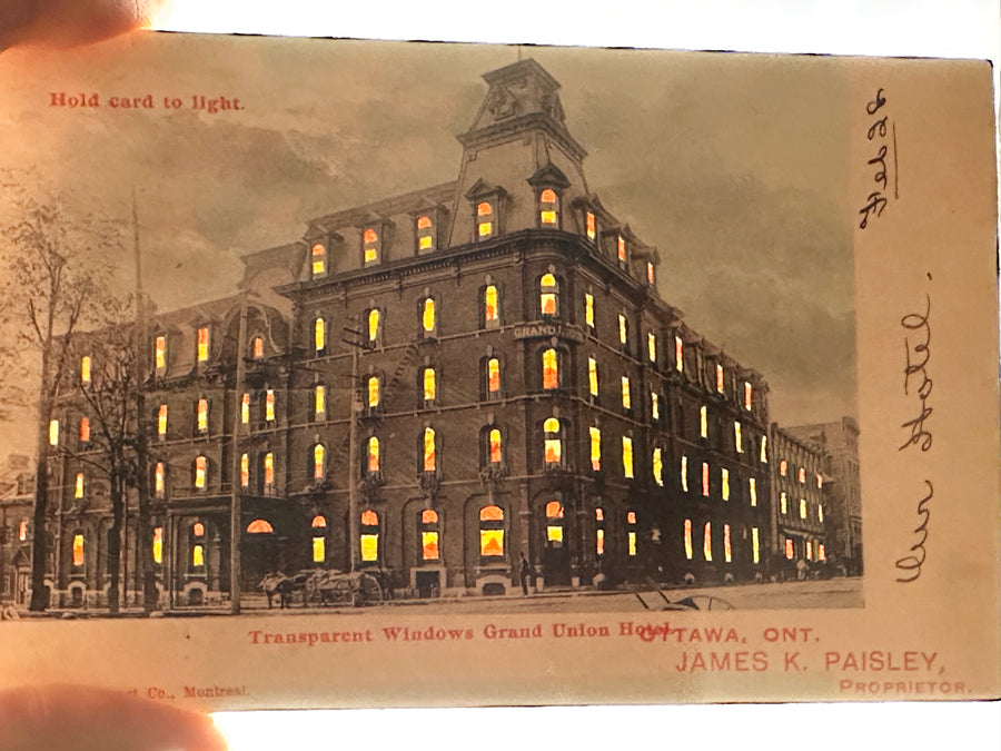 Ottawa Ontario Grand Union Hotel ON Canada 1906 HTL Postcard SP20