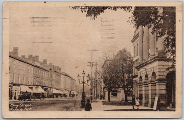 King Street Cobourg Ontario 1920s Postcard