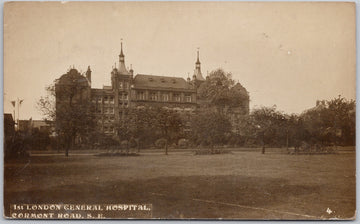 London General Hospital England Cormont Road RPPC Postcard 