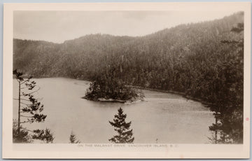 On Malahat Drive Vancouver Island BC Postcard